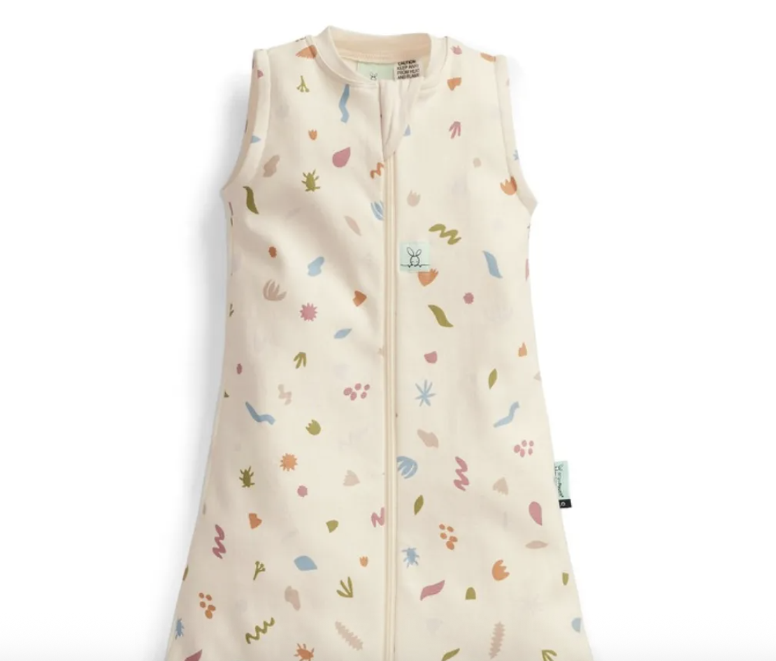 ergoPouch Jersey Sleeping Bag 1.0 Tog Bloom Size 3-12 Months